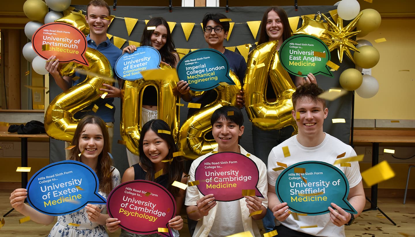 2024 Y13 students celebrate their A level results