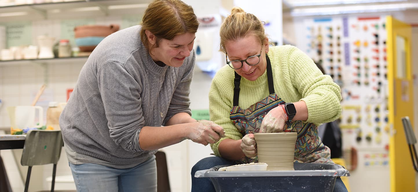 Adult Education Ceramics class