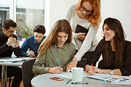 Adult Education language class