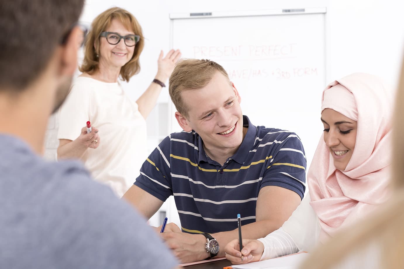 Adult Education language class