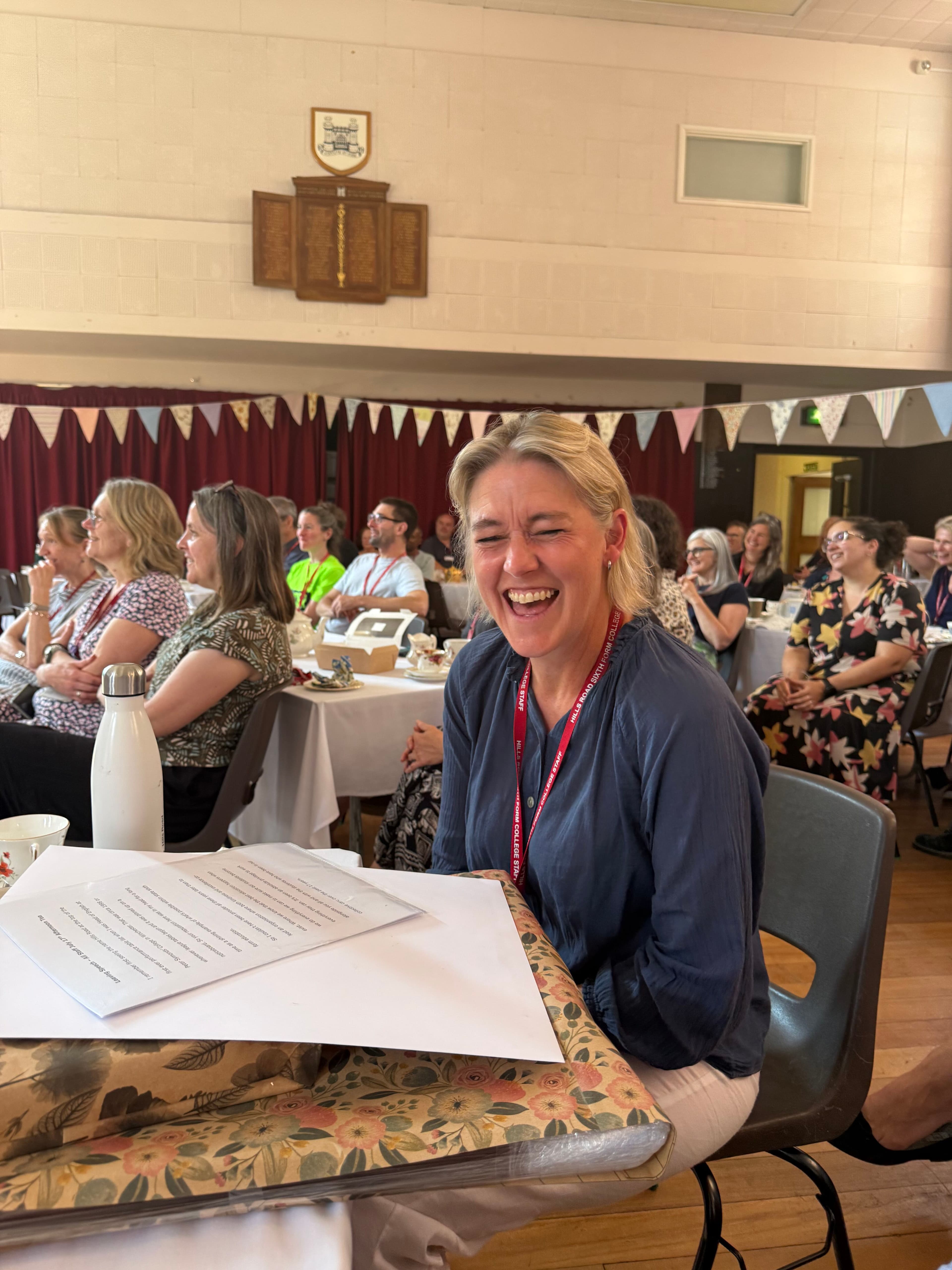 Jo Trump shown at her farewell afternoon tea