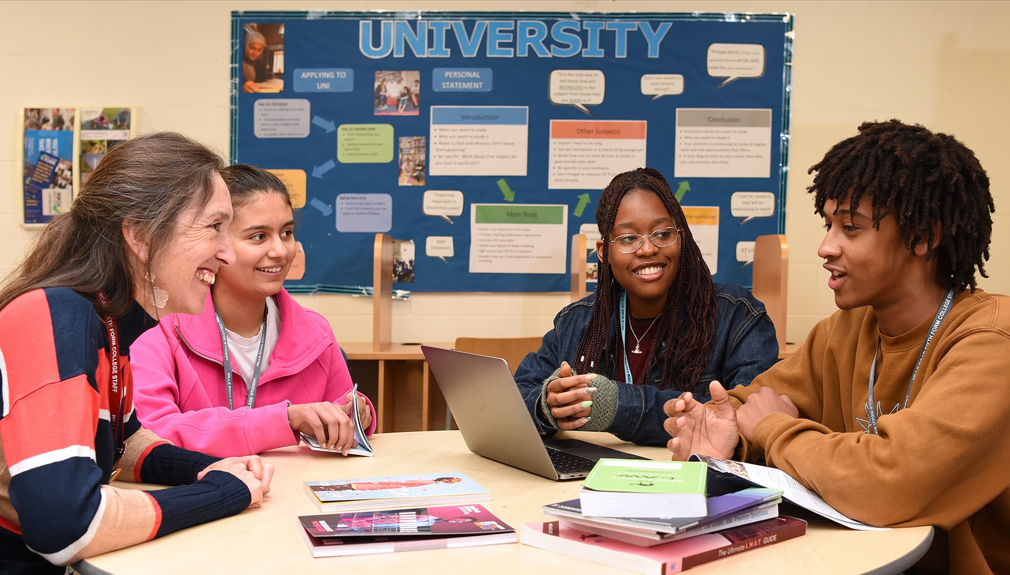 Sarah and students
