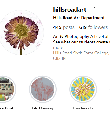 Hills Road Art on Instagram