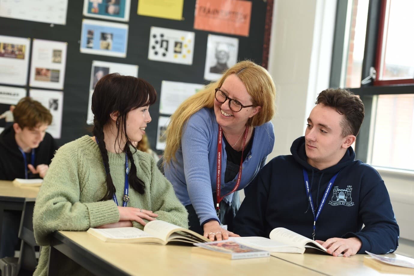 Students and teacher